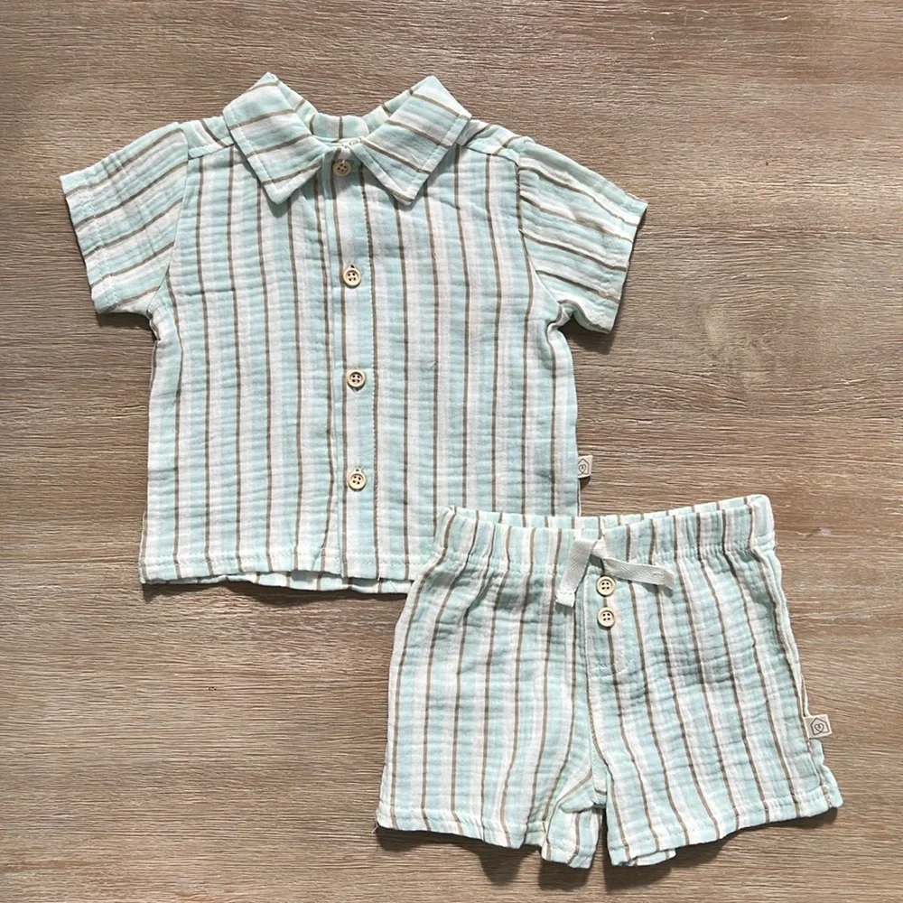 Snug Toddler Boy Stripe Resort Set 3T